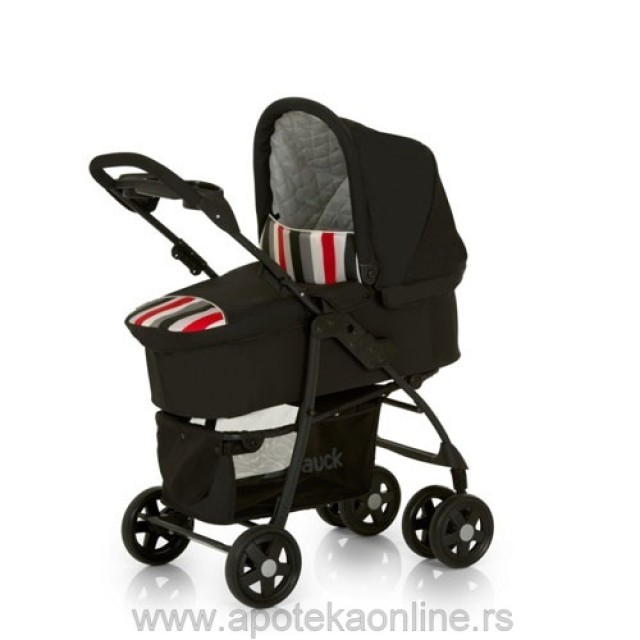 HAUCK TRIO SET (KOLICA+NOSILJKA+AUTO SEDIŠTE) SHOPPER RAINBOW BLACK